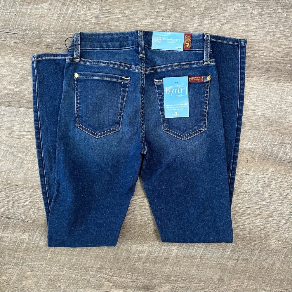 7 For All Mankind Super Skinny Jeans size 23 NWT